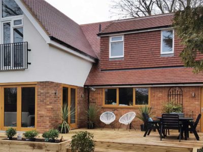 wooden windows and wooden doors