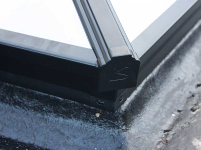 close up of a roof lantern