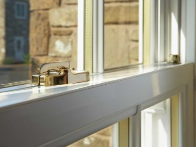 sliding sash close up