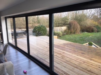 channel 4 aluminium sliding doors