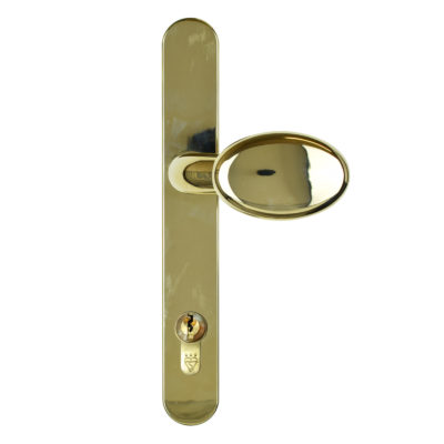 composite door handle lever pad gold