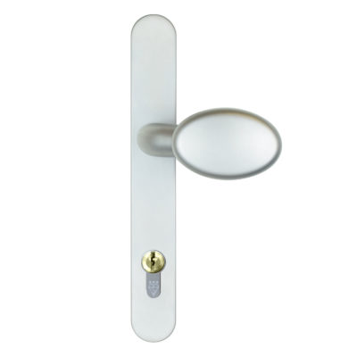 door handle lever pad satin