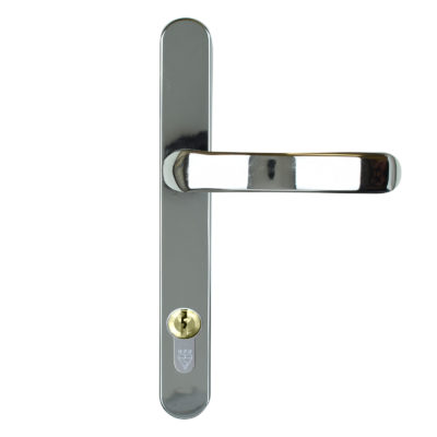 composite door handle stainless steel chrome