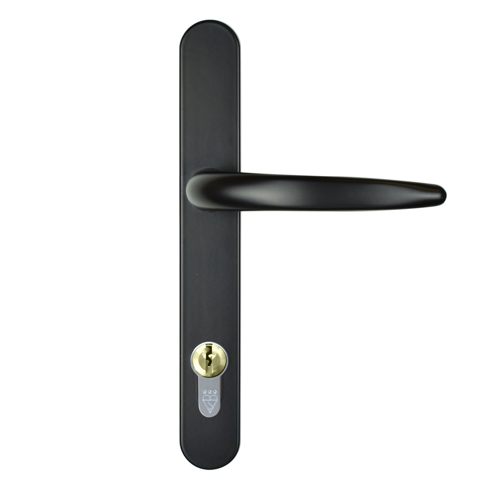 front door handle standard black