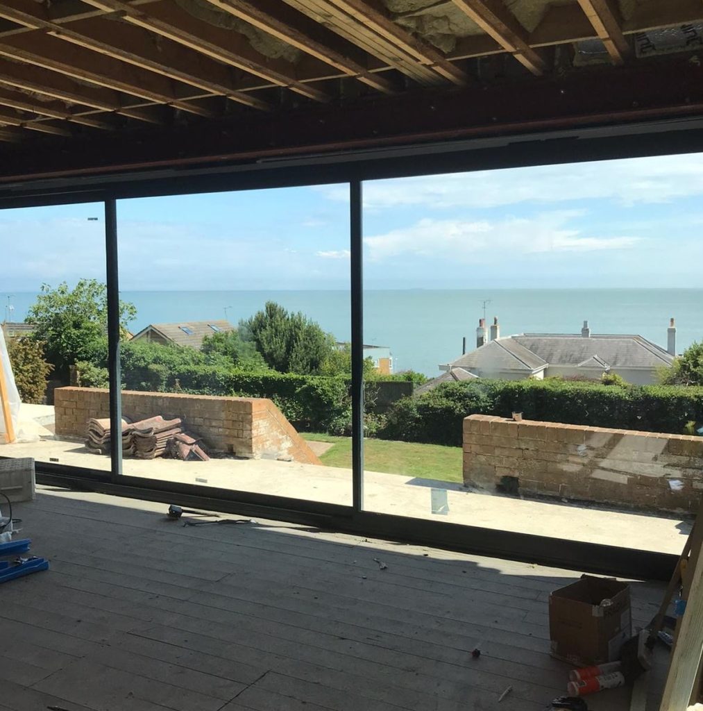 Slimline Aluminium Sliding Patio Doors Sandgate