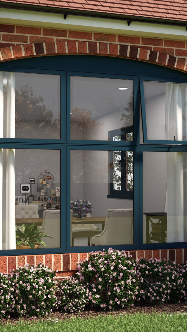 Slimline Aluminium Windows Kent | Steel Look Window Prices