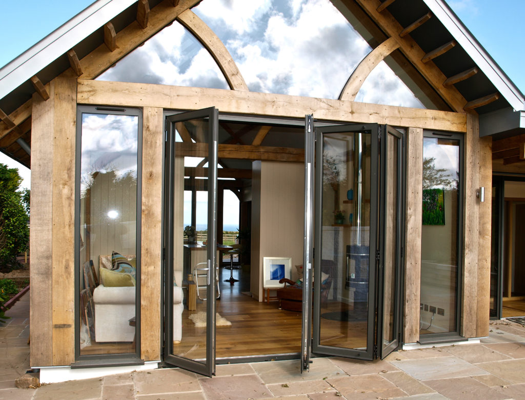 bifold doors for garden rooms
