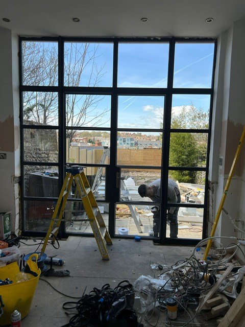 Contemporary Crittall Style Door